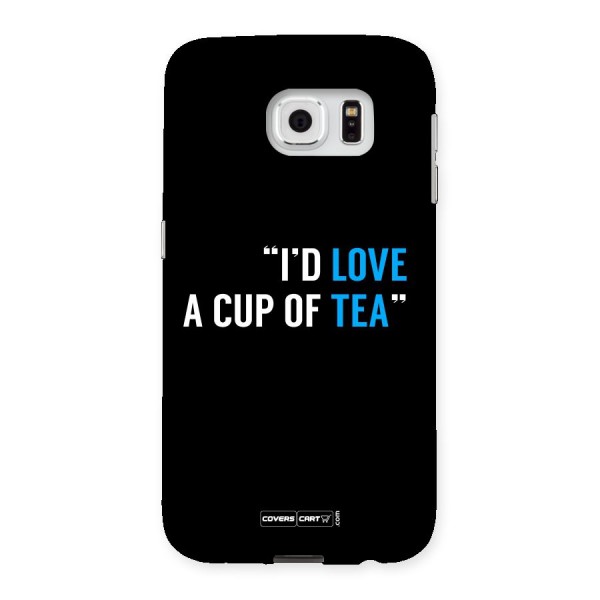 Love Tea Back Case for Samsung Galaxy S6