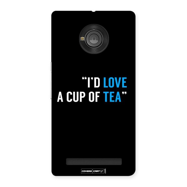 Love Tea Back Case for Yu Yuphoria