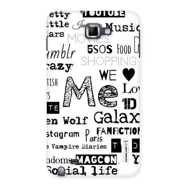 Love Things Back Case for Galaxy Note