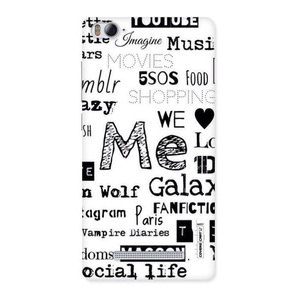 Love Things Back Case for Xiaomi Mi4i