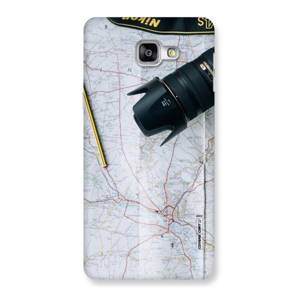 Map And Camera Back Case for Galaxy A9