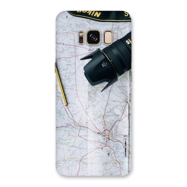 Map And Camera Back Case for Galaxy S8