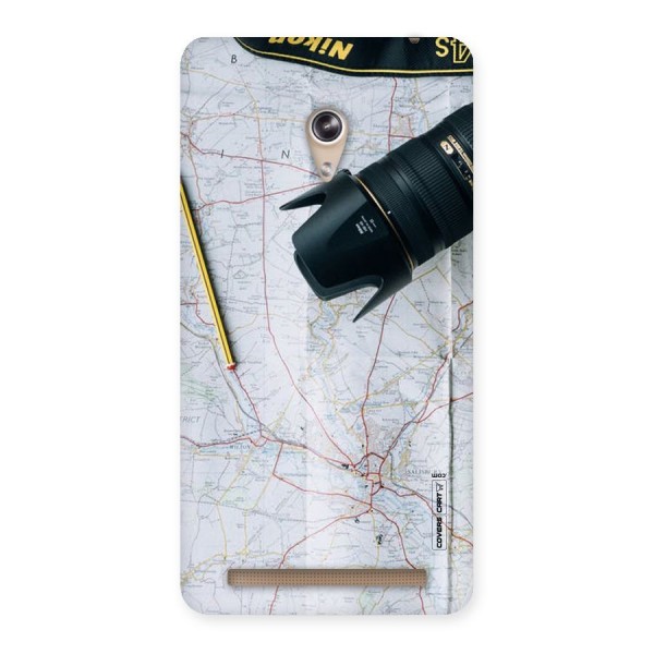 Map And Camera Back Case for Zenfone 6