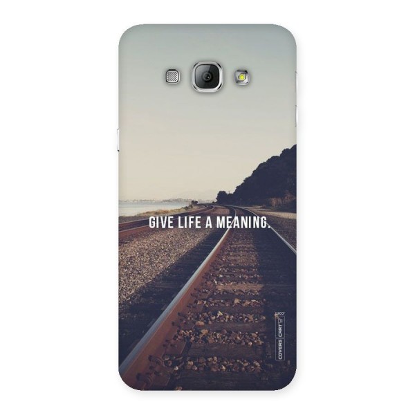 Meaning To Life Back Case for Galaxy A8