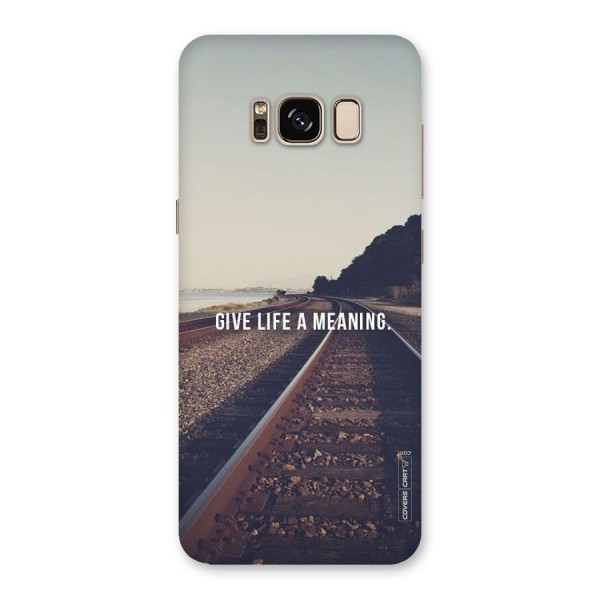 Meaning To Life Back Case for Galaxy S8