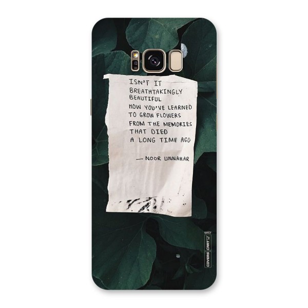 Memories Back Case for Galaxy S8 Plus