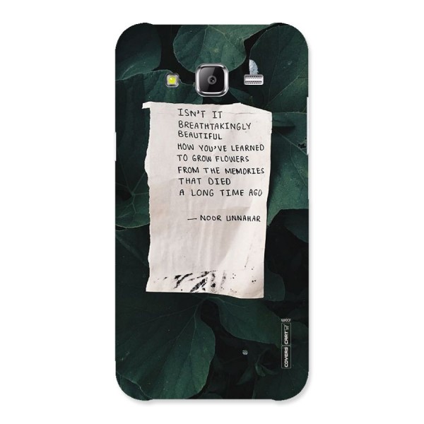 Memories Back Case for Samsung Galaxy J5