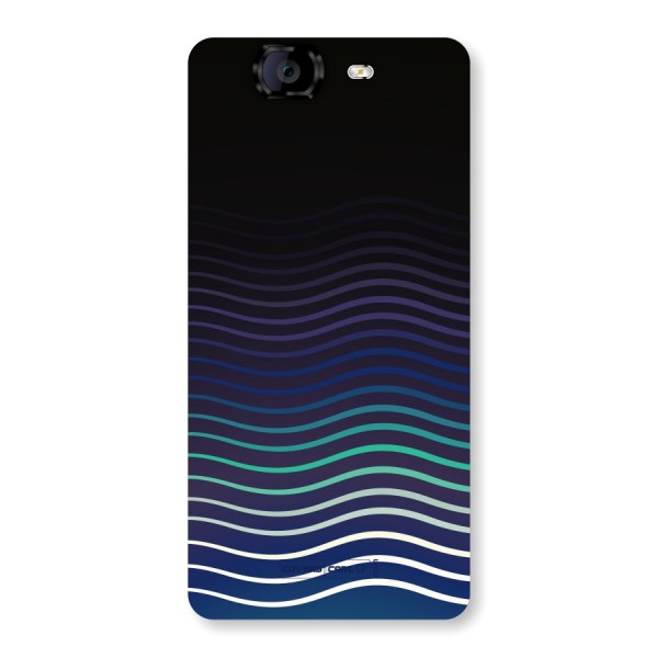 Wavy Stripes Back Case for Micromax A350 Canvas Knight