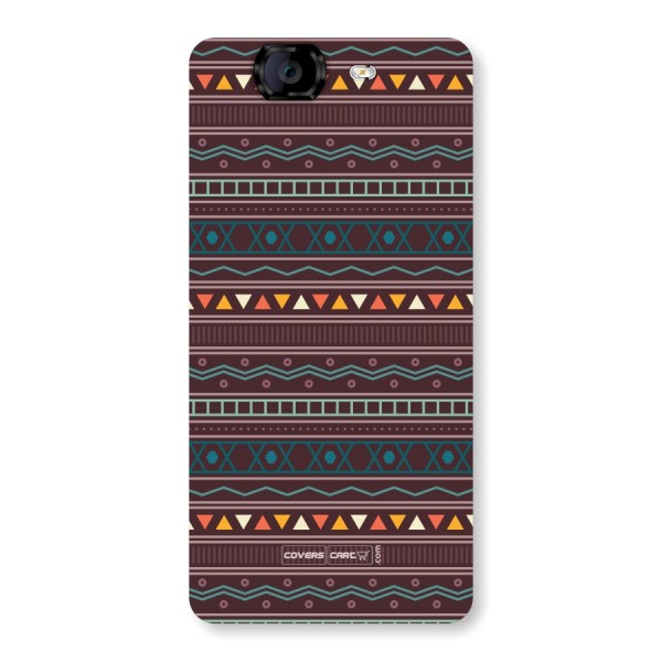 Classic Aztec Pattern Back Case for Micromax A350 Canvas Knight