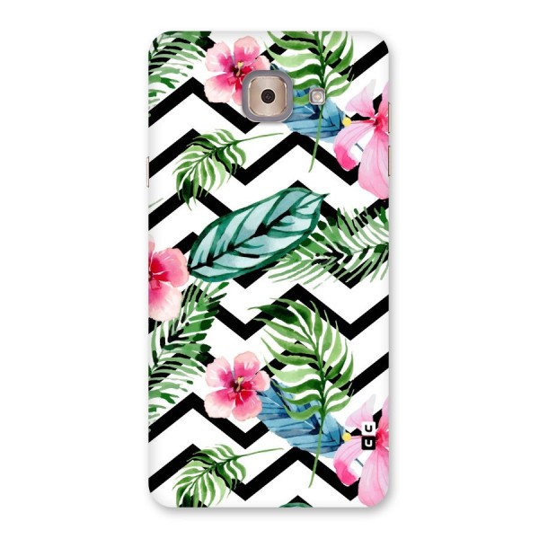 Modern Flowers Back Case for Galaxy J7 Max