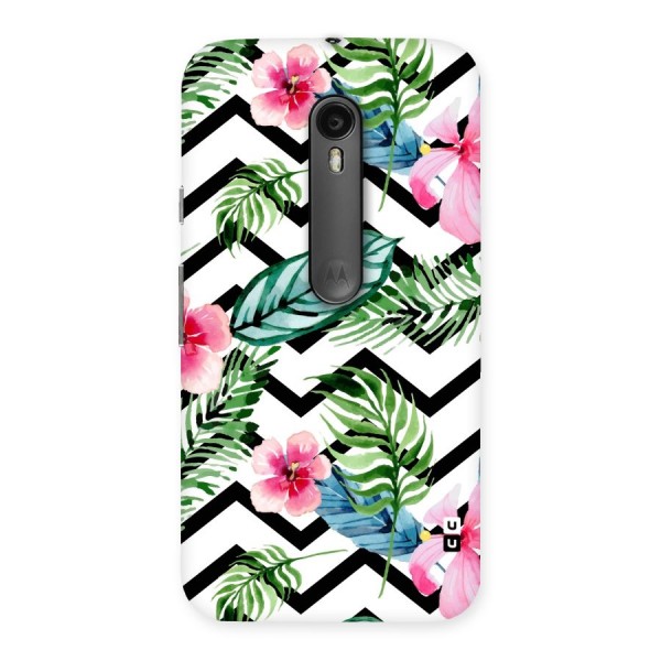 Modern Flowers Back Case for Moto G3