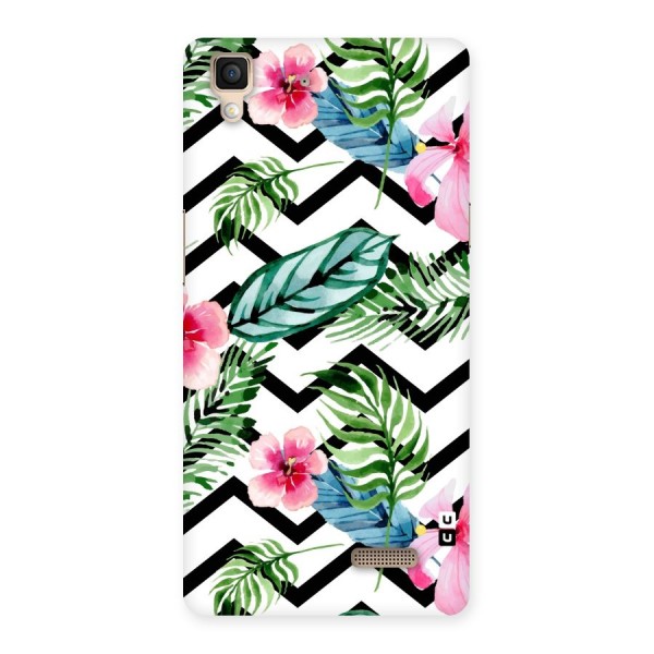 Modern Flowers Back Case for Oppo R7