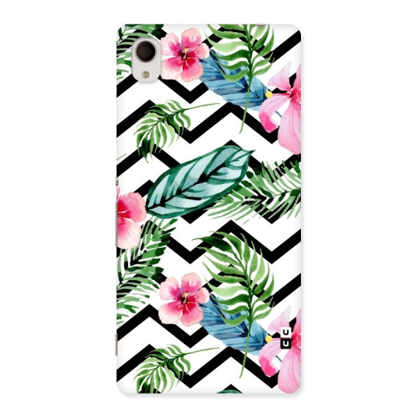 Modern Flowers Back Case for Sony Xperia M4