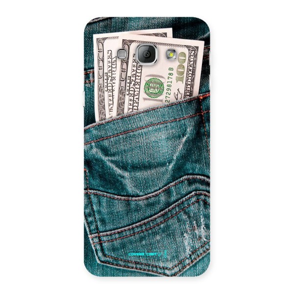 Money in Jeans Back Case for Galaxy A8