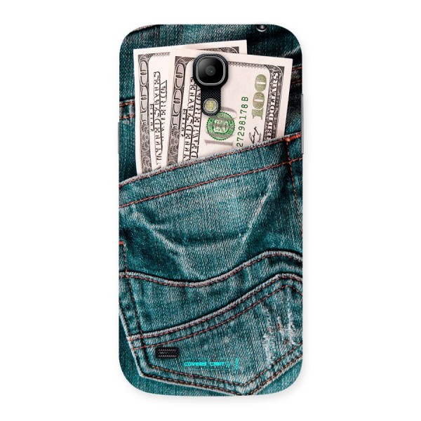 Money in Jeans Back Case for Galaxy S4 Mini