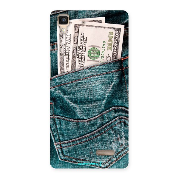 Money in Jeans Back Case for Oppo R7