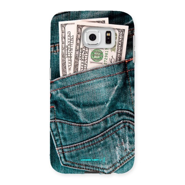 Money in Jeans Back Case for Samsung Galaxy S6