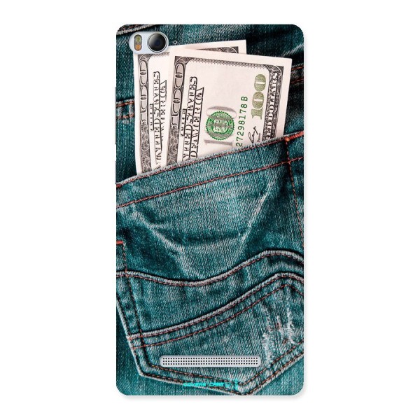 Money in Jeans Back Case for Xiaomi Mi4i