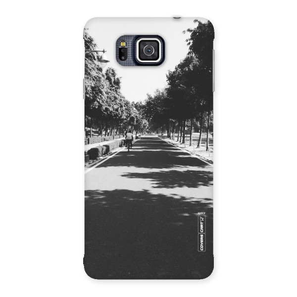 Monochrome Path Back Case for Galaxy Alpha