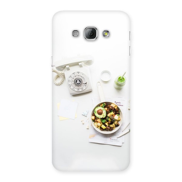 Morning Breakfast Back Case for Galaxy A8