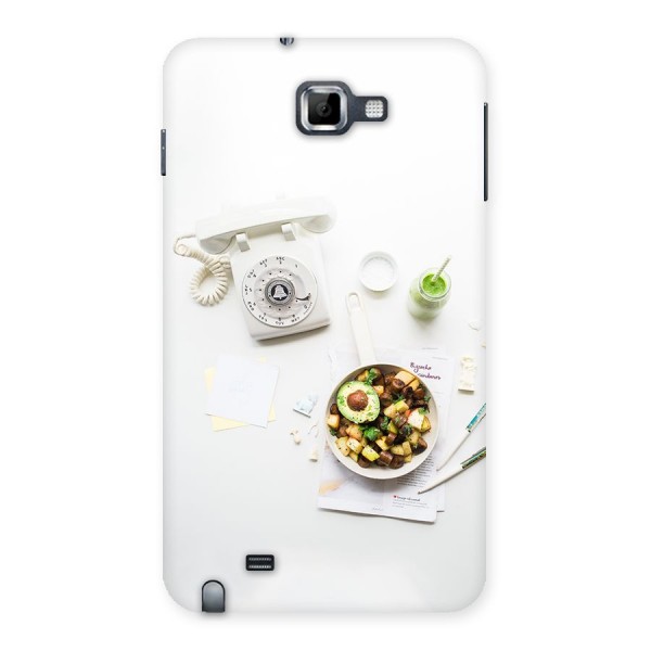 Morning Breakfast Back Case for Galaxy Note