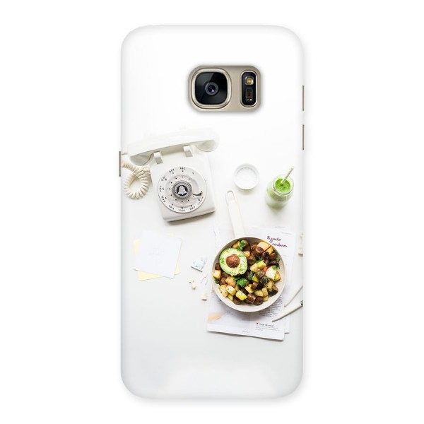 Morning Breakfast Back Case for Galaxy S7