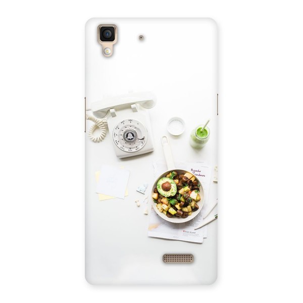 Morning Breakfast Back Case for Oppo R7