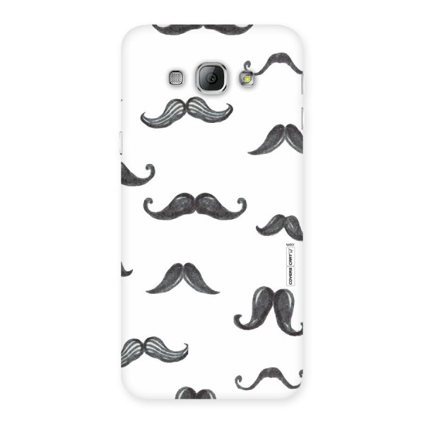 Moustache Pattern (Black) Back Case for Galaxy A8