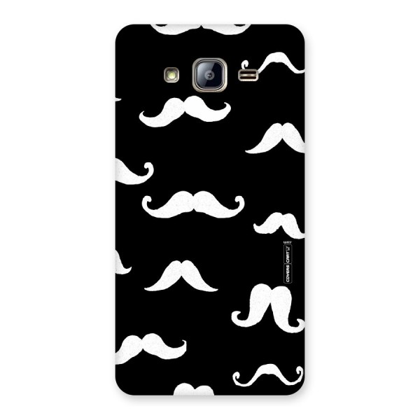 Moustache Pattern (White) Back Case for Galaxy On5