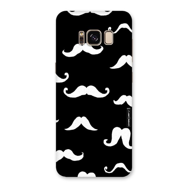 Moustache Pattern (White) Back Case for Galaxy S8