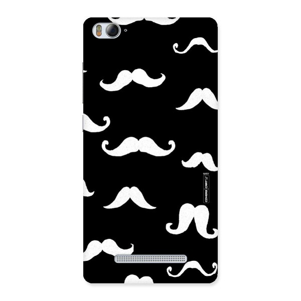 Moustache Pattern (White) Back Case for Xiaomi Mi4i