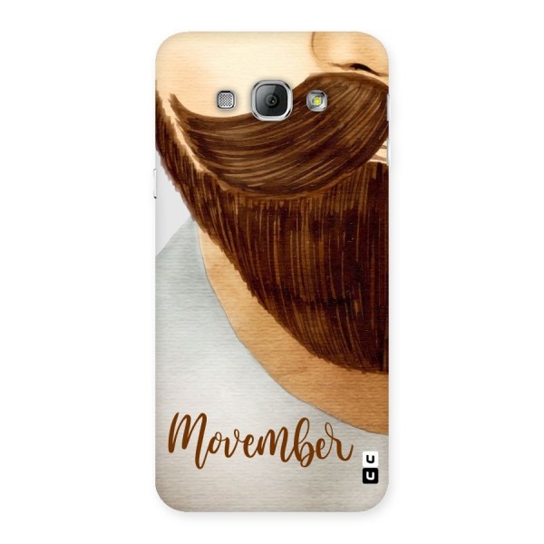 Movember Moustache Back Case for Galaxy A8