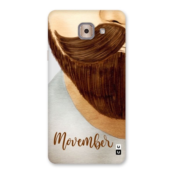 Movember Moustache Back Case for Galaxy J7 Max