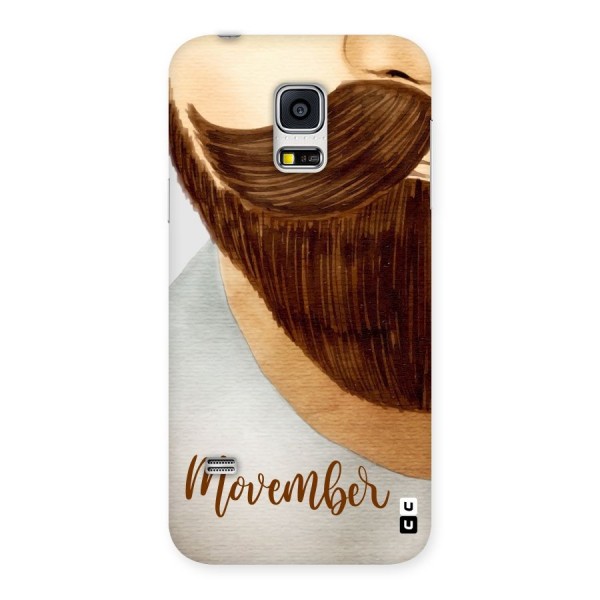 Movember Moustache Back Case for Galaxy S5 Mini