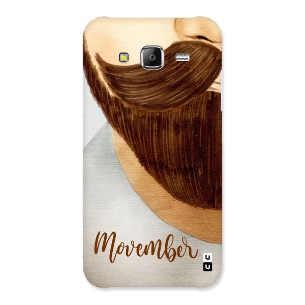 Movember Moustache Back Case for Samsung Galaxy J5