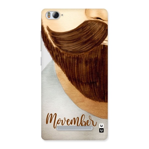 Movember Moustache Back Case for Xiaomi Mi4i