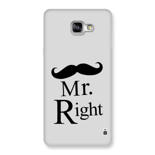 Mr. Right. Back Case for Galaxy A9