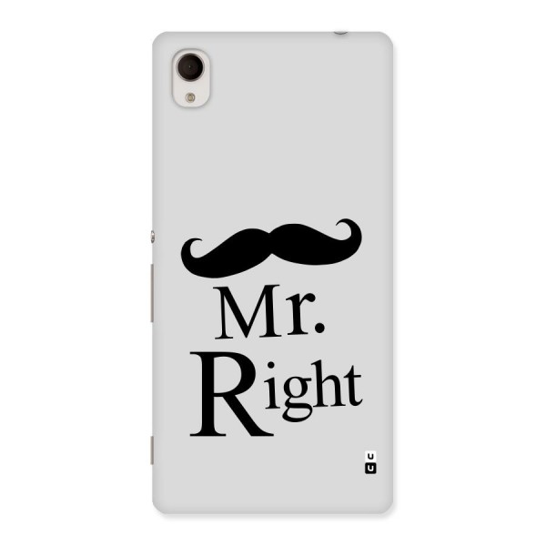 Mr. Right. Back Case for Sony Xperia M4