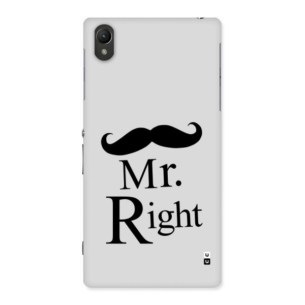 Mr. Right. Back Case for Sony Xperia Z1