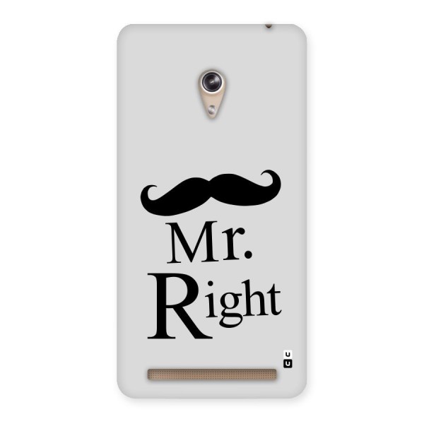 Mr. Right. Back Case for Zenfone 6