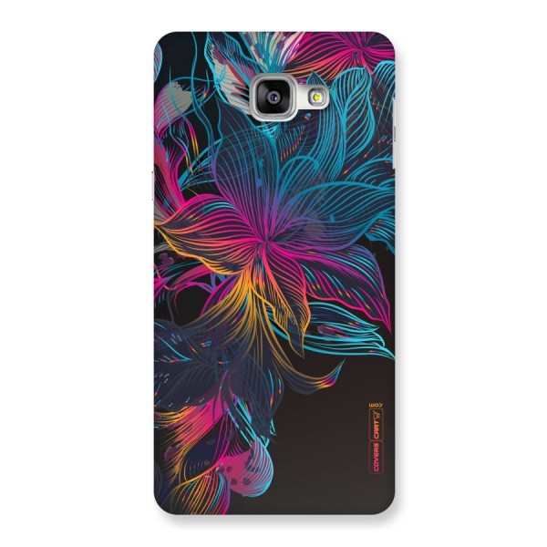 Multi-Colour Flowers Back Case for Galaxy A9