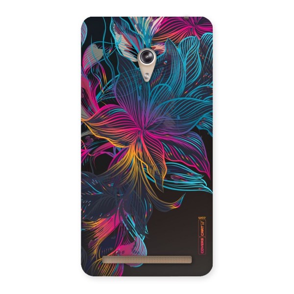 Multi-Colour Flowers Back Case for Zenfone 6