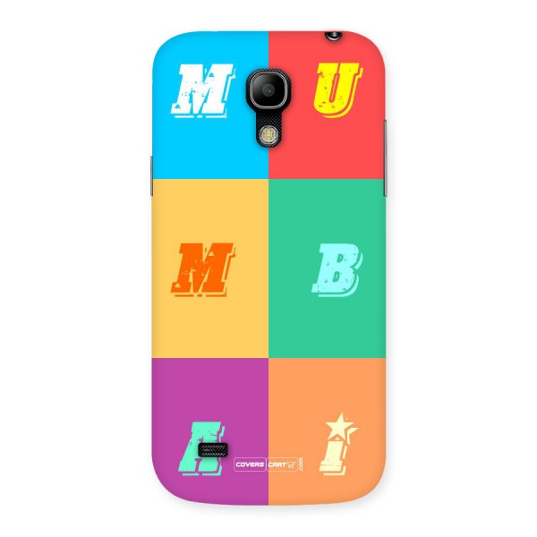 Mumbai Alphabets Back Case for Galaxy S4 Mini