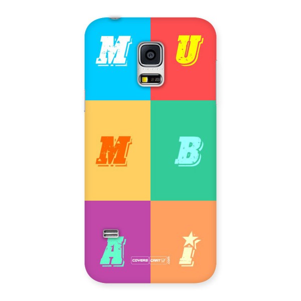 Mumbai Alphabets Back Case for Galaxy S5 Mini