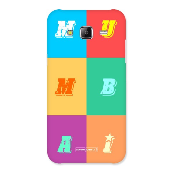 Mumbai Alphabets Back Case for Samsung Galaxy J5