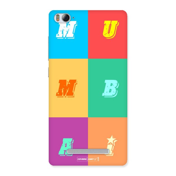 Mumbai Alphabets Back Case for Xiaomi Mi4i