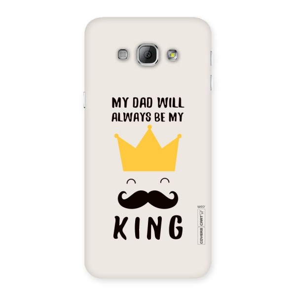 My King Dad Back Case for Galaxy A8