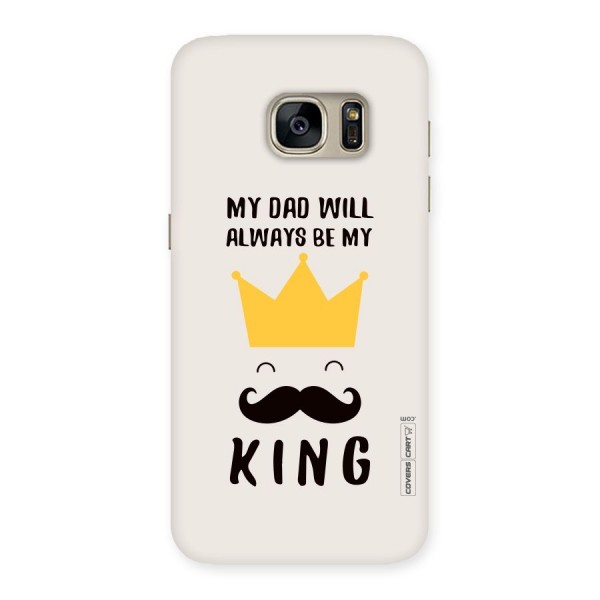 My King Dad Back Case for Galaxy S7