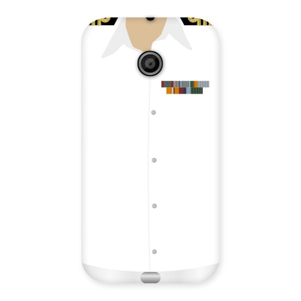 Navy Uniform Back Case for Moto E