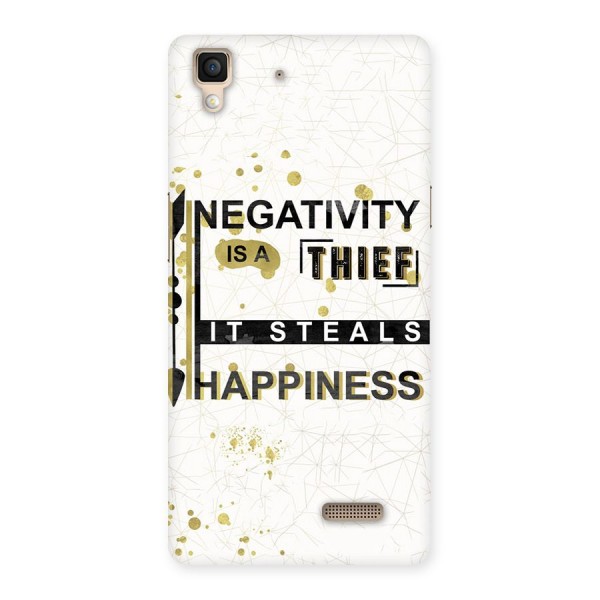 Negativity Thief Back Case for Oppo R7